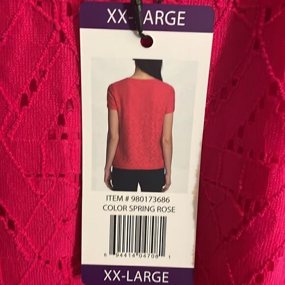 Beautiful lined short sleeve top - Picture 9 of 10